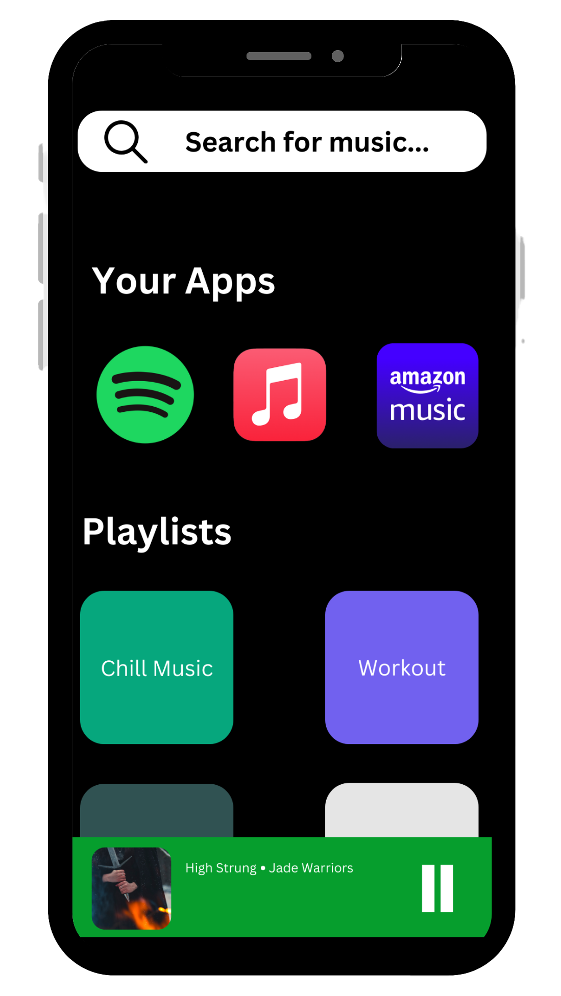 Iphone music app screenshot